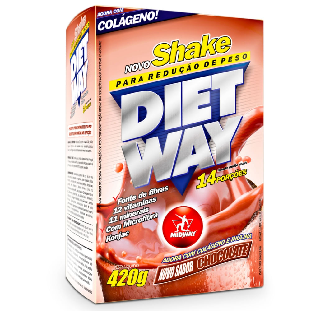 Shake Diet Way - Midway - 420g Chocolate - CenterMedical Shake Diet Way - Midway - 420g Chocolate - CenterMedical